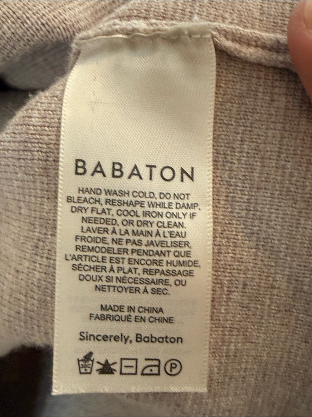 Babaton Neutral Taupe Button-Front Knit Shirt Jacket - Picture 3 of 3